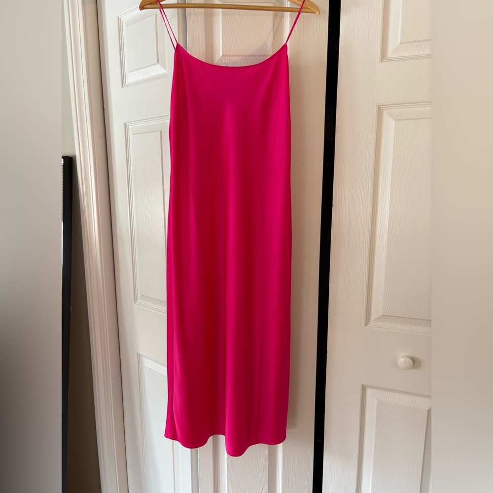 Vibrant Pink Slip Dress by J.crew
